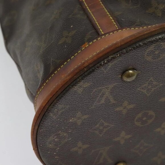 LOUIS VUITTON Monogram Bucket GM Shoulder Bag M42236 LV Auth 52335 - Picture 5 of 16